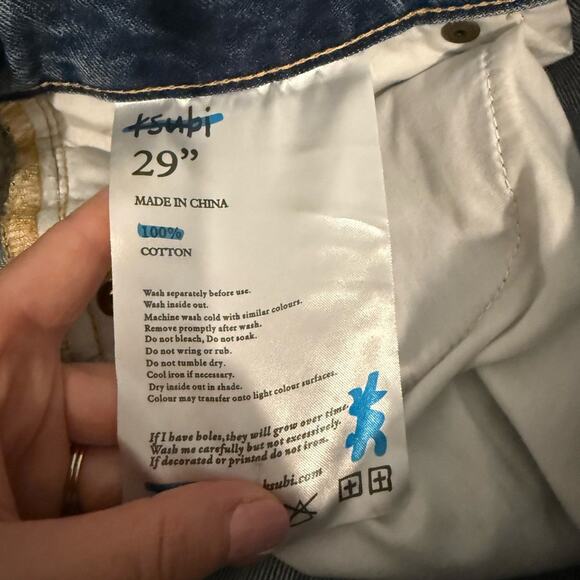 NWT NEW Ksubi Chlo Wasted Jeans Klub Trashed Denim - Picture 14 of 14